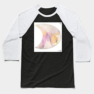 The First Butterfly on the Moon Baseball T-Shirt